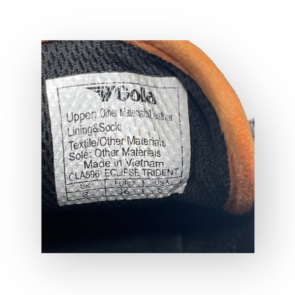 Gola aso Free People ψ Eclipse Trident Comfort Trainers Suede Sneakers ψ Black - Picture 13 of 16